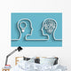 Human Head Wall Decal