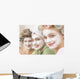 Junge Frau Mir Grossen Wall Decal