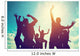 Happy Friends Family Jump Wall Decal