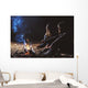 Couple Tent Camping Wilderness Wall Decal Design 3