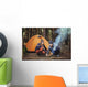 Couple Tent Camping Wilderness Wall Decal Design 2