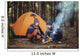 Couple Tent Camping Wilderness Wall Decal Design 2