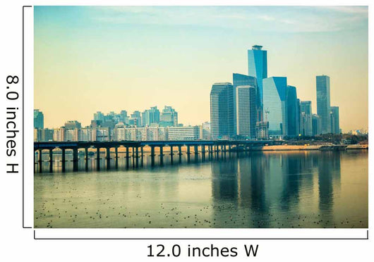 Cityscape Seoul South Korea Wall Decal
