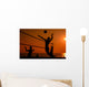 Beach Volleyball Silhouette Wall Decal Design 2