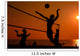 Beach Volleyball Silhouette Wall Decal Design 2