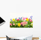Bunte Blumen Wiese Frohe Wall Decal