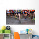 Runners during Marathon While Wall Decal