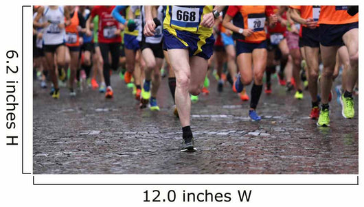 Runners during Marathon While Wall Decal