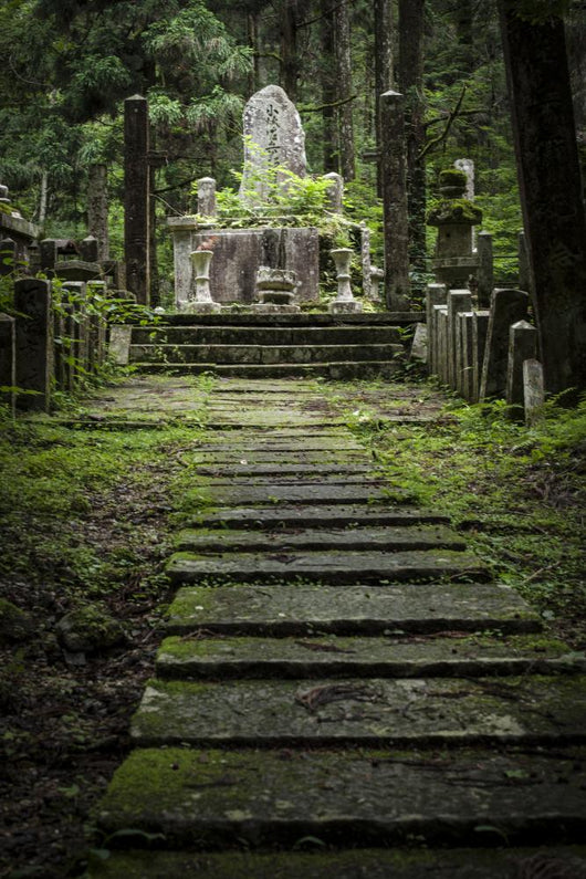 Buddhist Cemetery Wall Decal