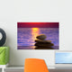 Spa Stones Sunset Wall Decal
