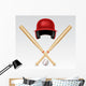Baseball Equipment Wall Decal