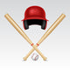 Baseball Equipment Wall Decal