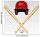 Baseball Equipment Wall Decal