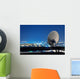 Satellite Dish Antenna Rooftop Wall Decal
