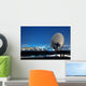 Satellite Dish Antenna Rooftop Wall Decal