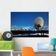Satellite Dish Antenna Rooftop Wall Decal