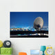 Satellite Dish Antenna Rooftop Wall Decal
