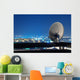 Satellite Dish Antenna Rooftop Wall Decal