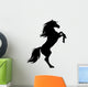 Rearing Horse Black Silhouette Wall Decal