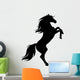 Rearing Horse Black Silhouette Wall Decal