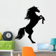 Rearing Horse Black Silhouette Wall Decal