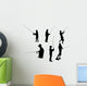 Fishing Silhouette White Wall Stickers Wall Decal