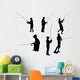 Fishing Silhouette White Wall Stickers Wall Decal