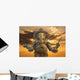 Ganesha Hindu God Statue Wall Decal