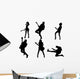 Guitarists Silhouette Wall Stickers Wall Decal