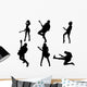 Guitarists Silhouette Wall Stickers Wall Decal