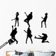 Guitarists Silhouette Wall Stickers Wall Decal