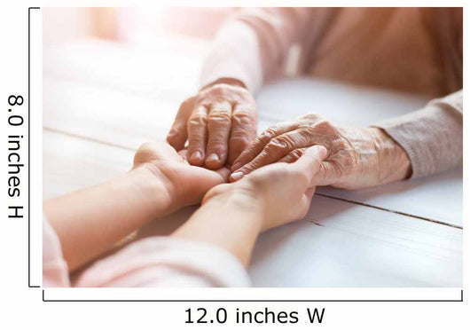 Grandmother with Her Granddaughter Wall Decal