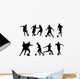Soccer Player Silhouette Wall Stickers Wall Decal