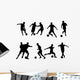 Soccer Player Silhouette Wall Stickers Wall Decal