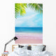 Pink Shore under Palm Wall Decal