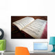 Vintage Psalm Book with Wall Decal