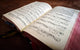 Vintage Psalm Book with Wall Decal