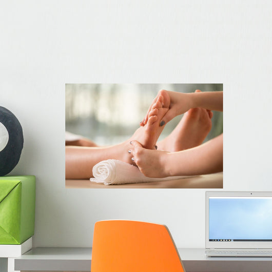 Foot Massage Wall Decal Design 2