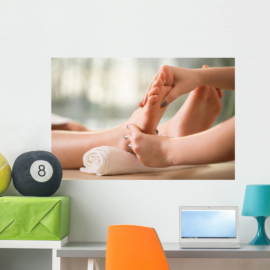 Foot Massage Wall Decal Design 2
