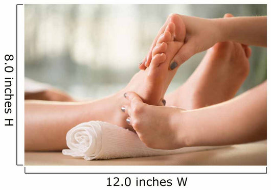 Foot Massage Wall Decal Design 2