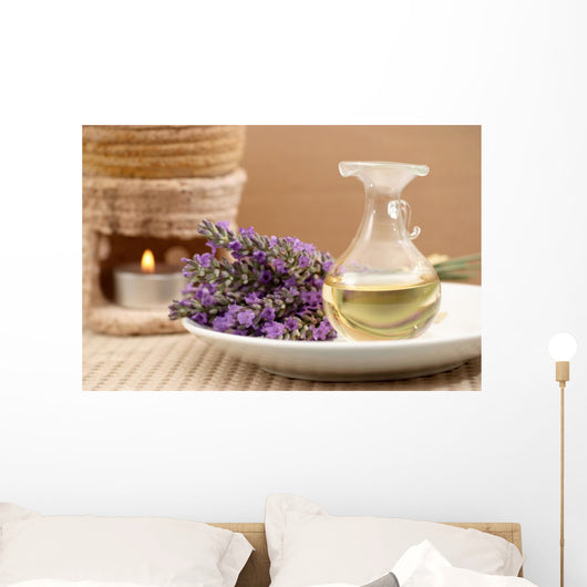 Lavender Aromatherapy Oil Wall Decal