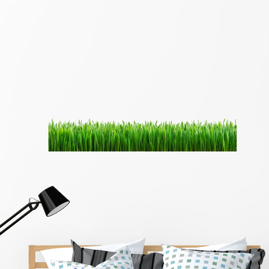 Perfect Spring Grass Wall Decal Panoramic Wall Decal