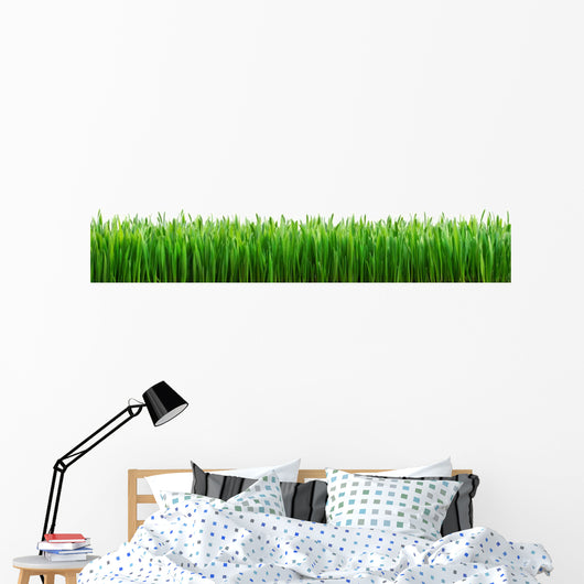 Perfect Spring Grass Wall Decal Panoramic Wall Decal