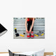Sport Woman Sunbed Wall Decal