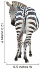 Zebra Wall Decal Design 2