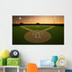 Sunset Baseball Stadium Wall Decal
