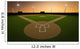 Sunset Baseball Stadium Wall Decal