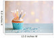 Delicious Birthday Cupcake Table Wall Decal