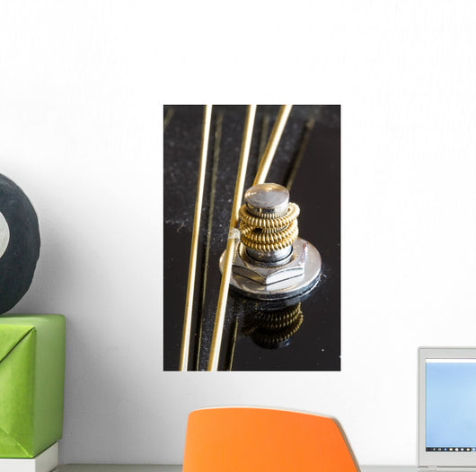 Guitar Strings Guitar's Head Wall Decal