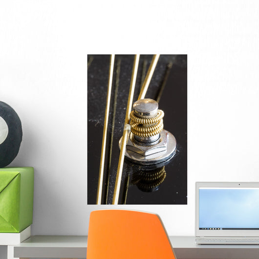 Guitar Strings Guitar's Head Wall Decal